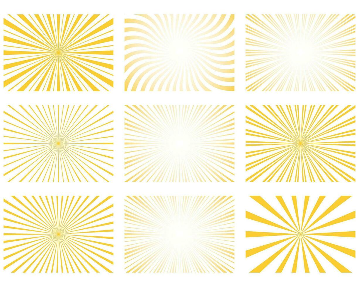 sunburst Stock illustration rayon de soleil, soleil, lentille éclater vecteur