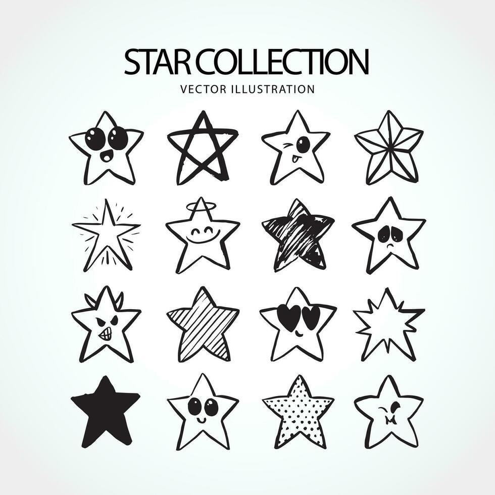 Créatif plat Nord étoile logo ensemble conception vecteur