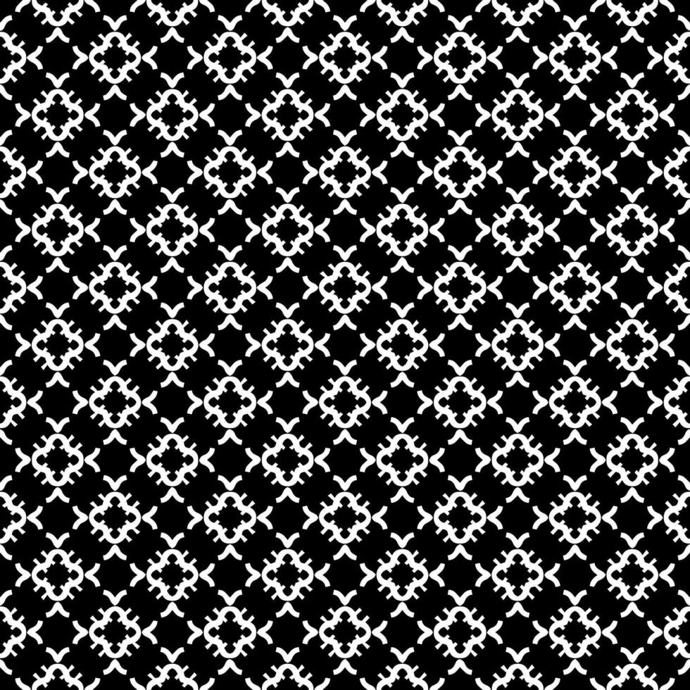 motif abstrait sans couture noir et blanc. arrière-plan et toile de fond. conception ornementale en niveaux de gris. vecteur