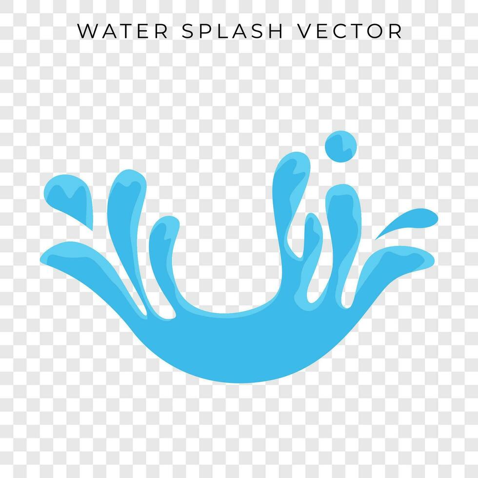 l'eau éclaboussure vecteur illustration graphique répandre png