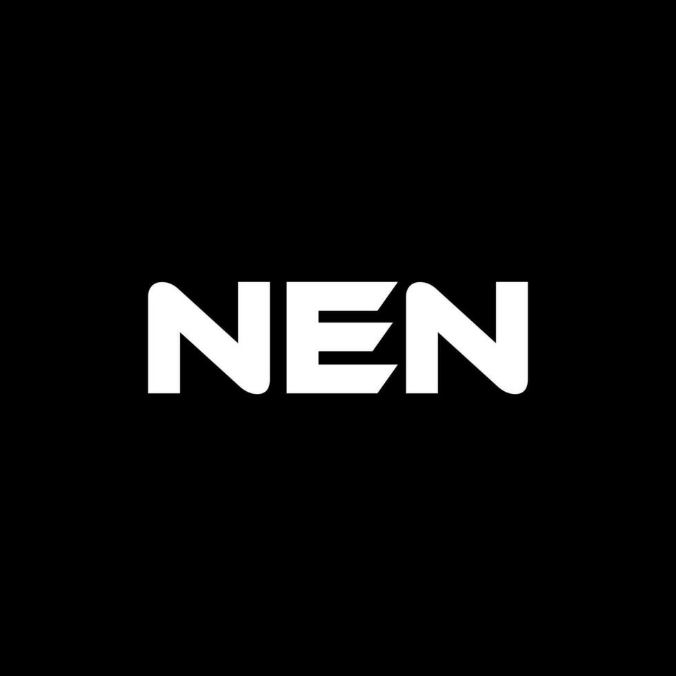 nen lettre logo conception, inspiration pour une unique identité. moderne élégance et Créatif conception. filigrane votre Succès avec le frappant cette logo. vecteur