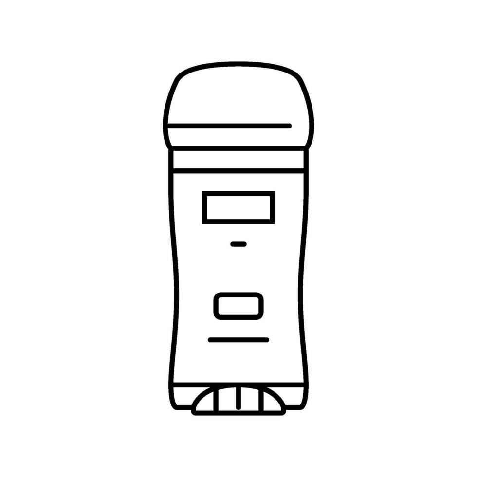 déodorant hygiène ligne icône vecteur illustration