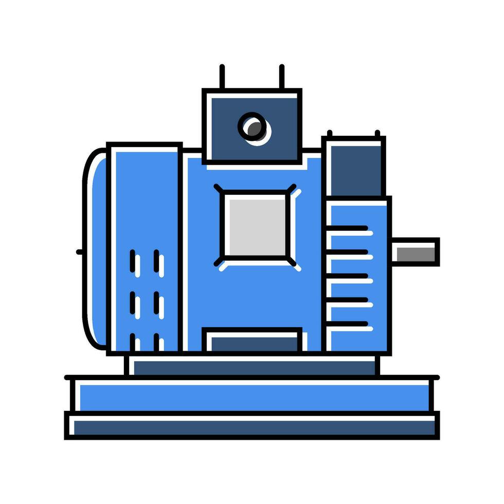 dc Générateur électrique ingénieur Couleur icône vecteur illustration