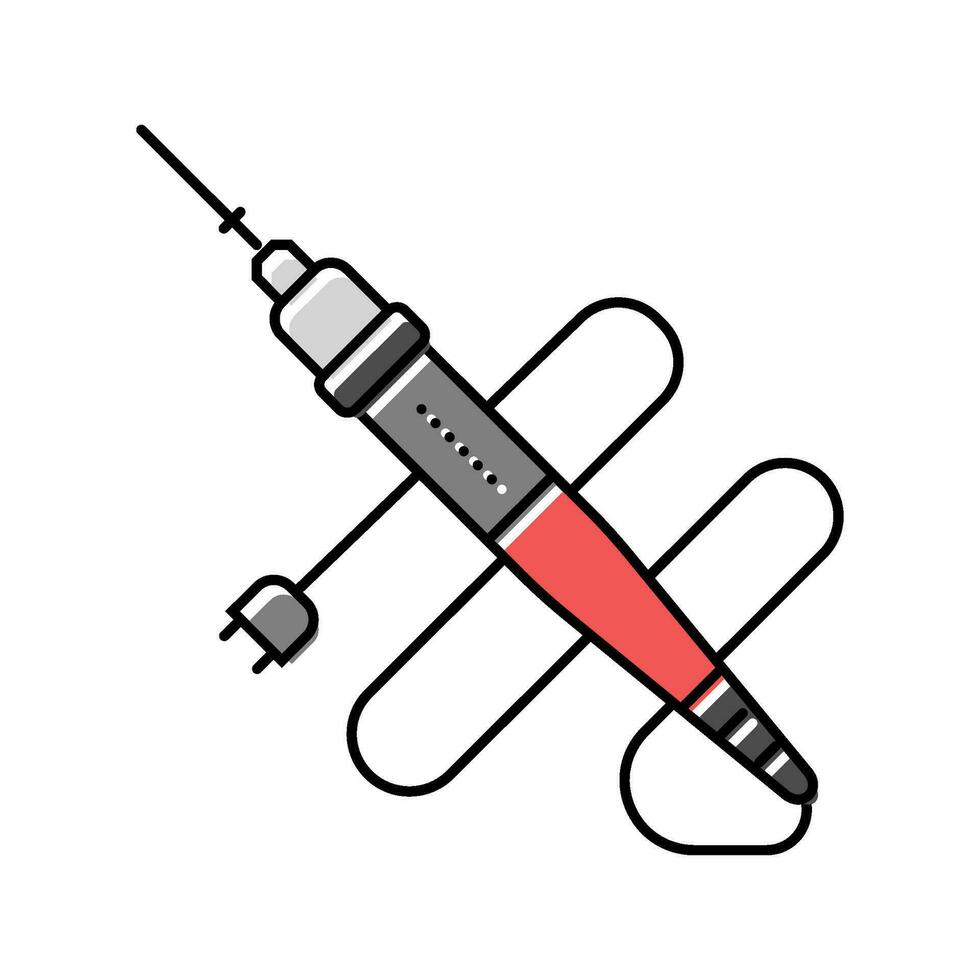 soudure le fer outil travail Couleur icône vecteur illustration