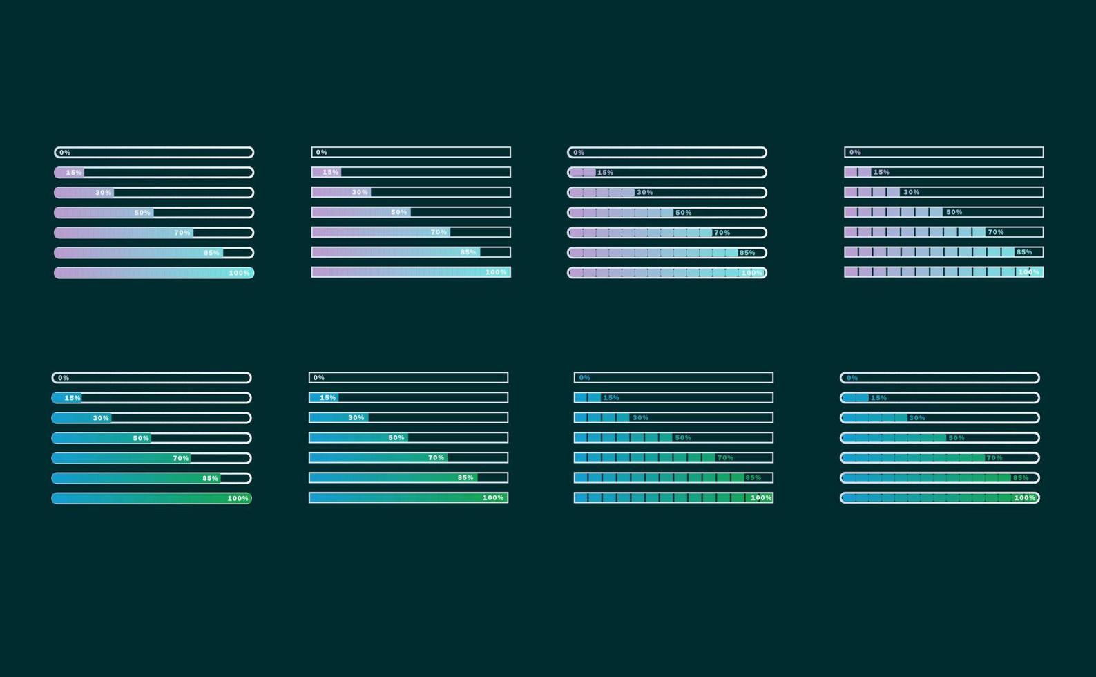 vecteur des lignes de téléchargement et de chargement