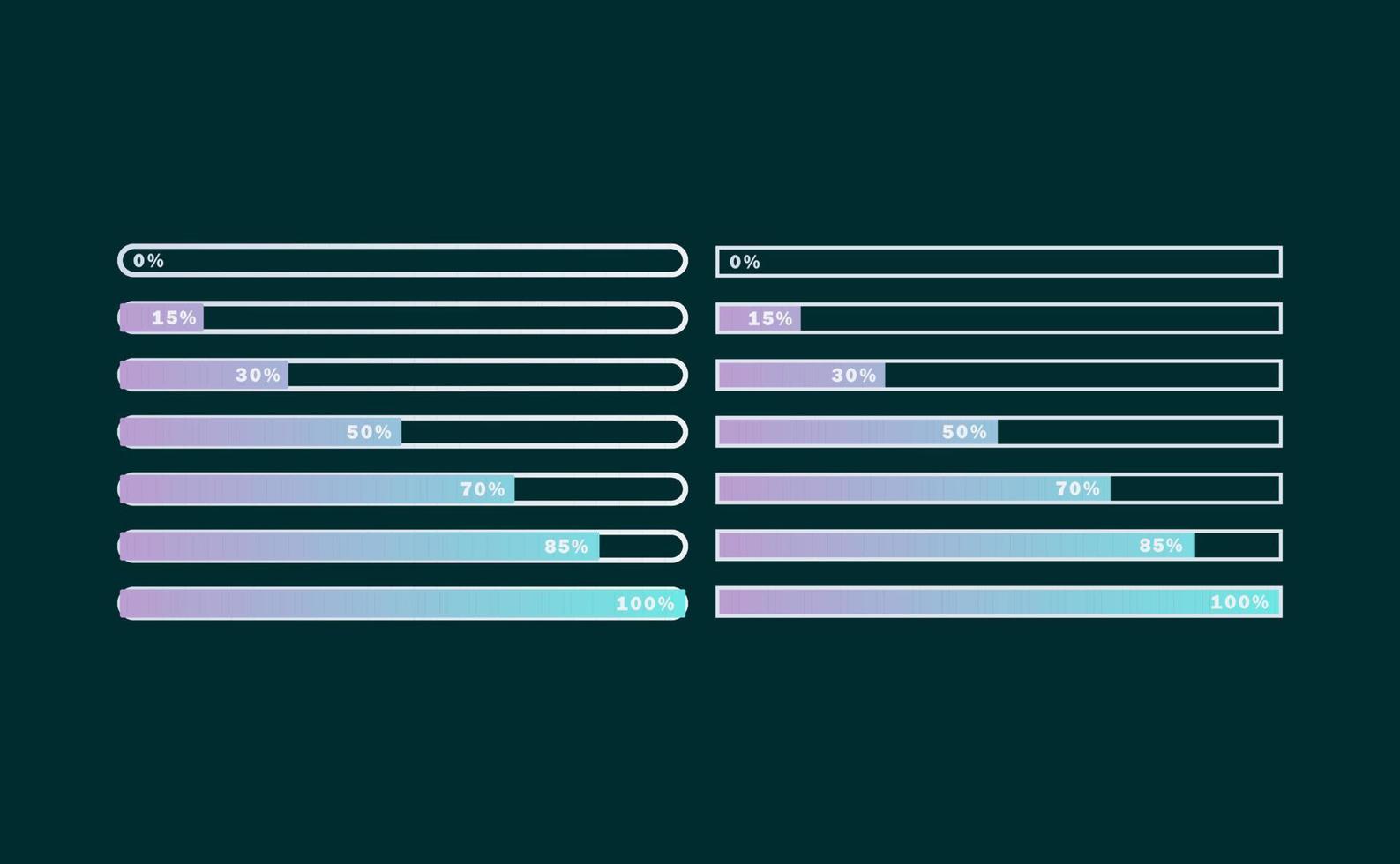 vecteur des lignes de téléchargement et de chargement