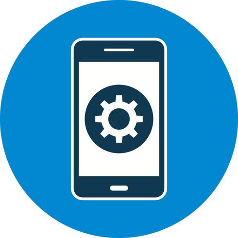 Définition d&#39;icône de vecteur d&#39;application mobile