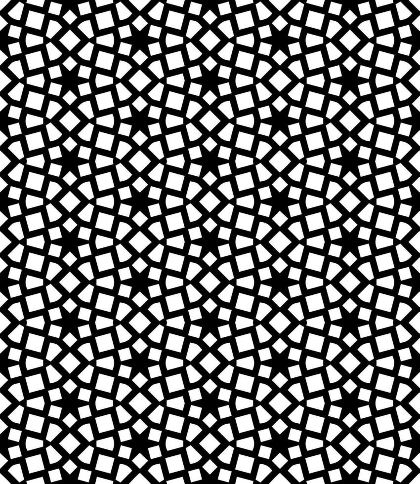 motif abstrait sans couture noir et blanc. arrière-plan et toile de fond. conception ornementale en niveaux de gris. vecteur