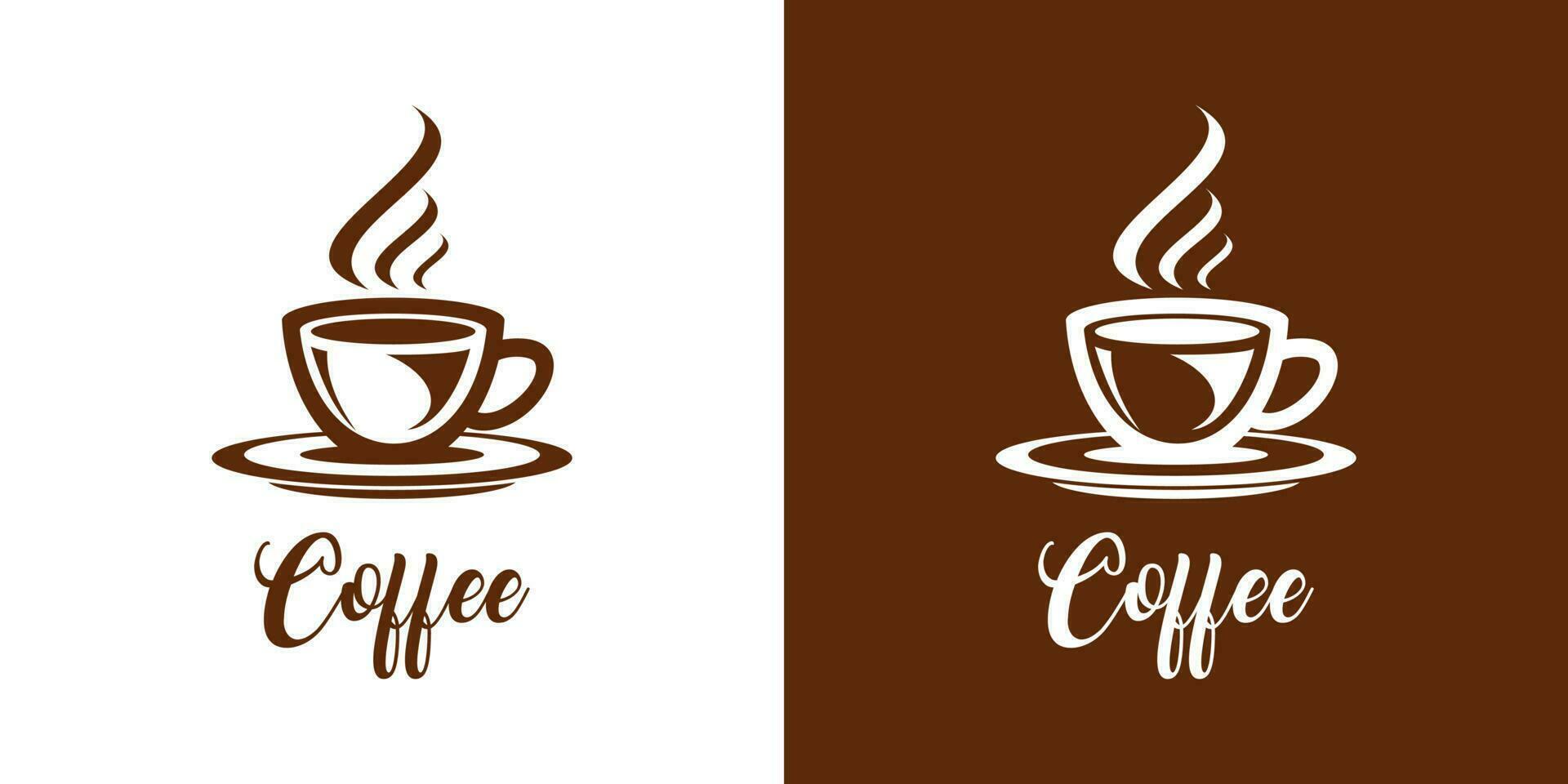 vecteur de logo de café