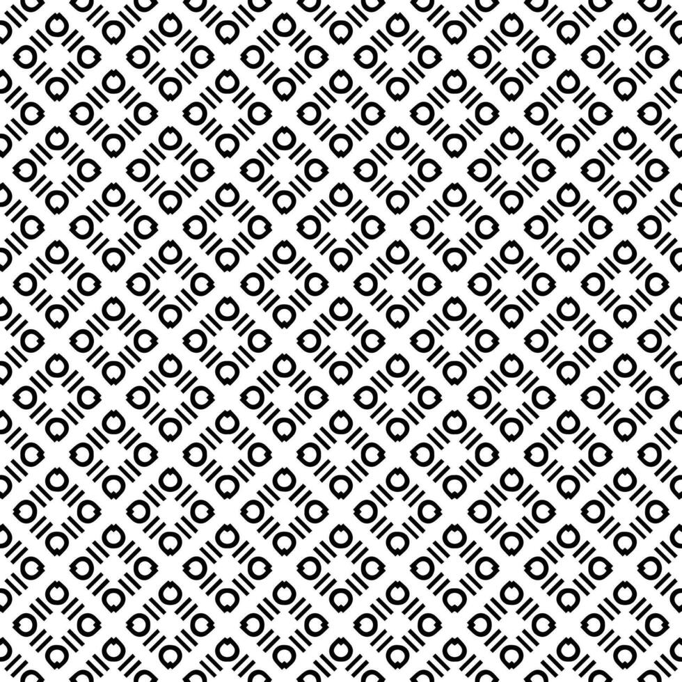 motif abstrait sans couture noir et blanc. arrière-plan et toile de fond. conception ornementale en niveaux de gris. vecteur