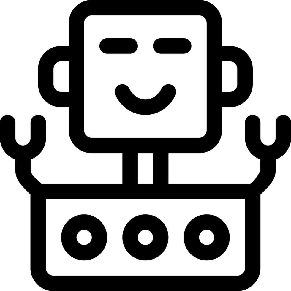 cette icône ou logo des robots icône ou autre où il explique le technologique et chose résultats cette pouvez Aidez-moi Humain travail ou comme enfants jouets ou autre et être utilisé pour la toile, conception vecteur