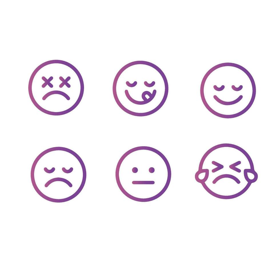 emojis vecteur , socail médias emoji