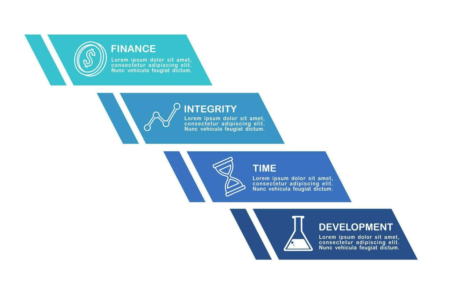 affaires Les données visualisation. processus graphique. abstrait éléments de graphique, diagramme avec pas, choix, les pièces ou processus. vecteur affaires modèle pour présentation. Créatif concept pour infographie