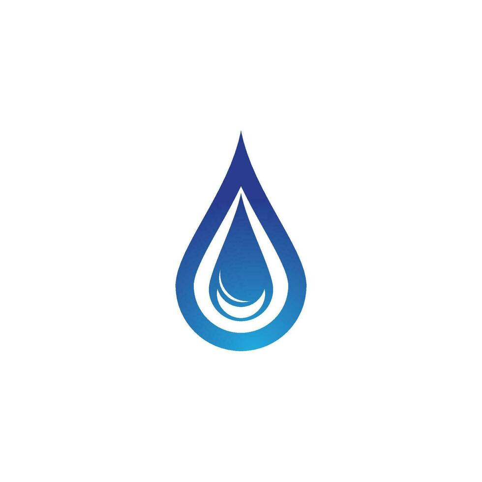 modèle de logo de goutte d'eau vecteur