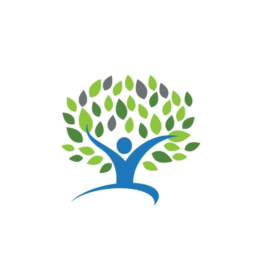 vecteur de modèle de logo d'arbre généalogique