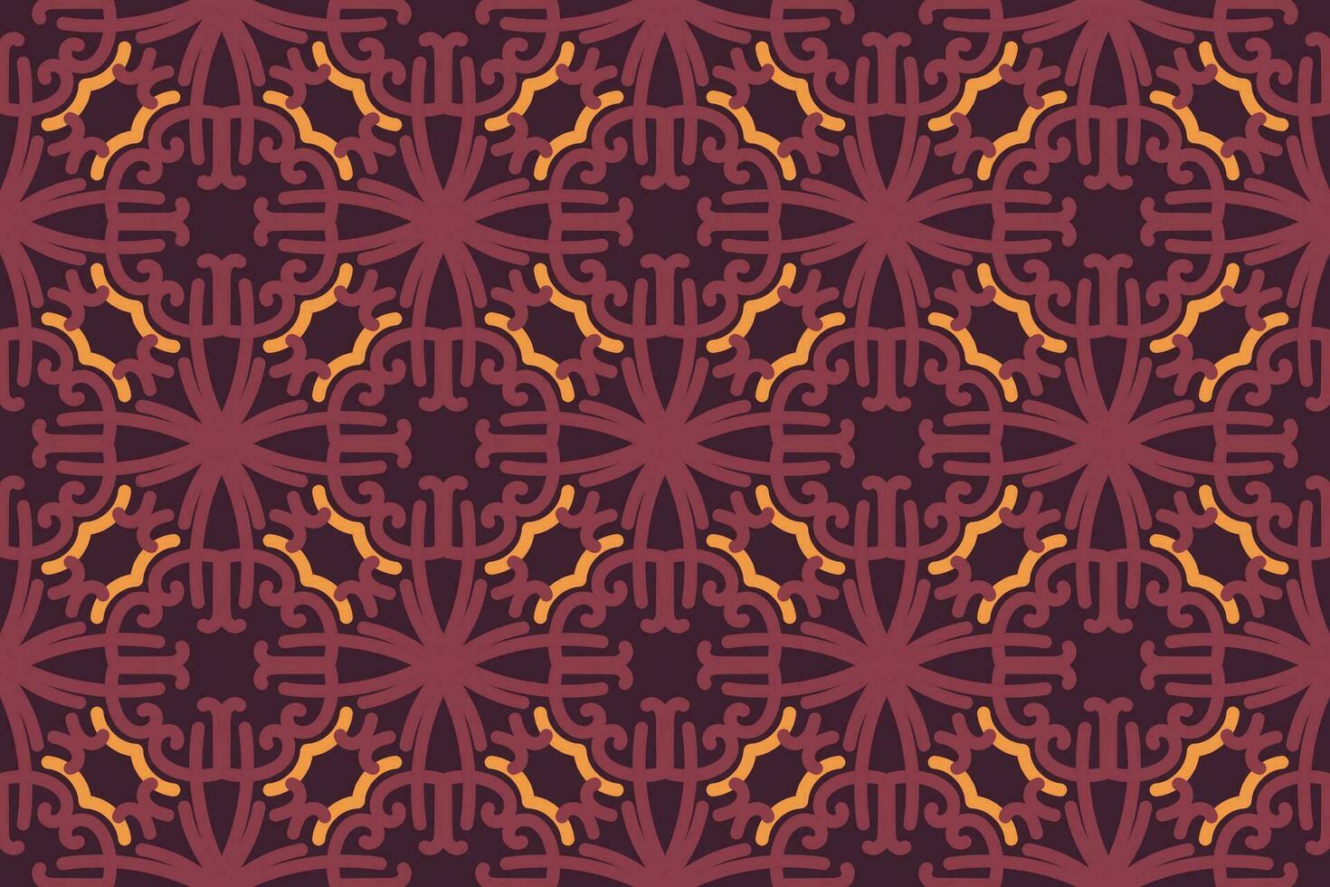 Oriental modèle. violet et Orange Contexte avec arabe ornements. motifs, arrière-plans et fonds d'écran pour votre conception. textile ornement. vecteur illustration.