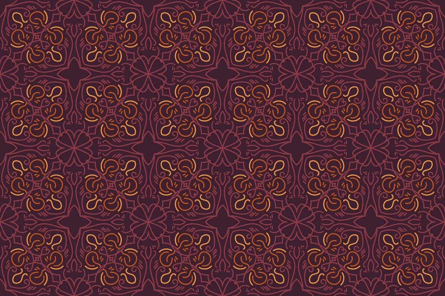 arabe modèle. violet et Orange Contexte avec arabe ornements. motifs, arrière-plans et fonds d'écran pour votre conception. textile ornement. vecteur illustration.