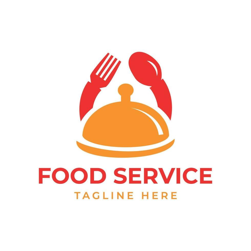 restaurant logo conception moderne et Créatif concept pour nourriture un service vecteur