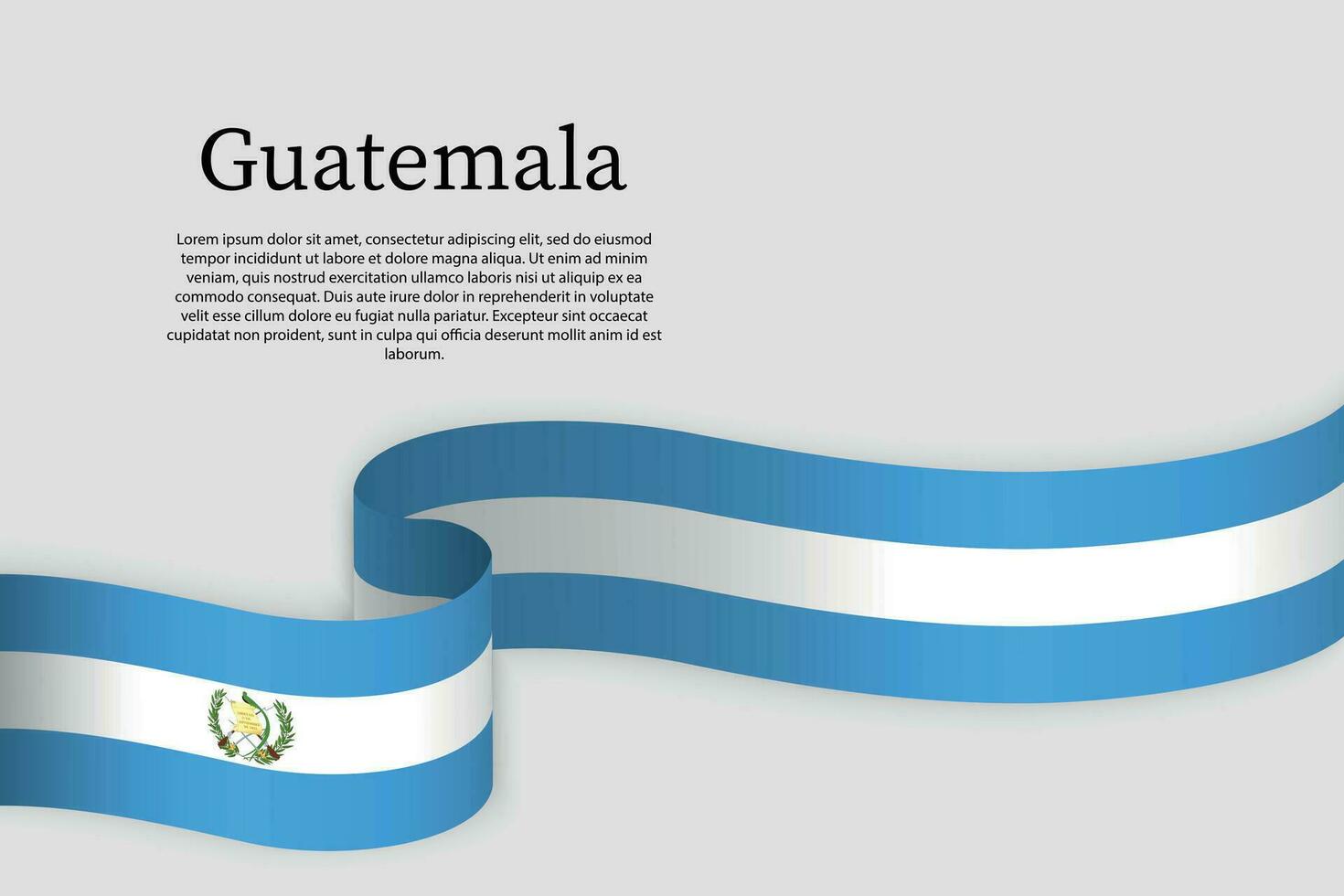 ruban drapeau de Guatemala. fête Contexte vecteur