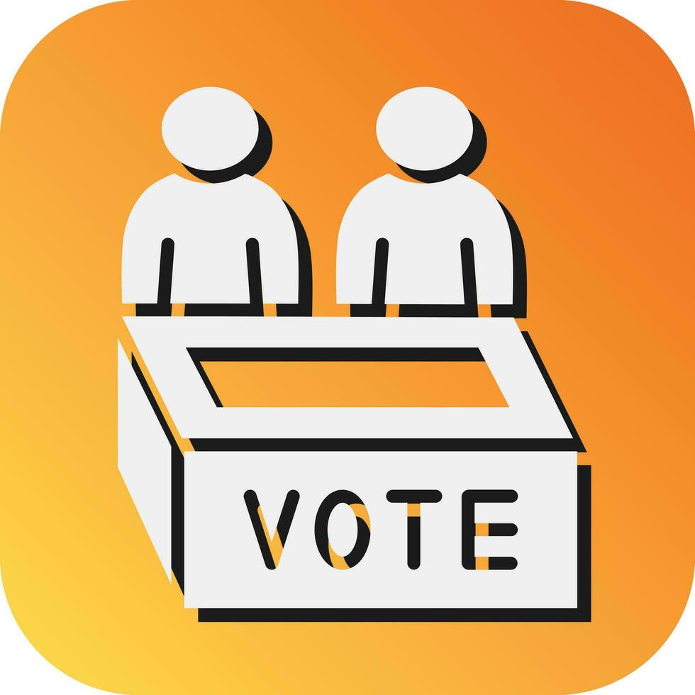 électeurs vecteur glyphe pente Contexte icône pour personnel et commercial utiliser.