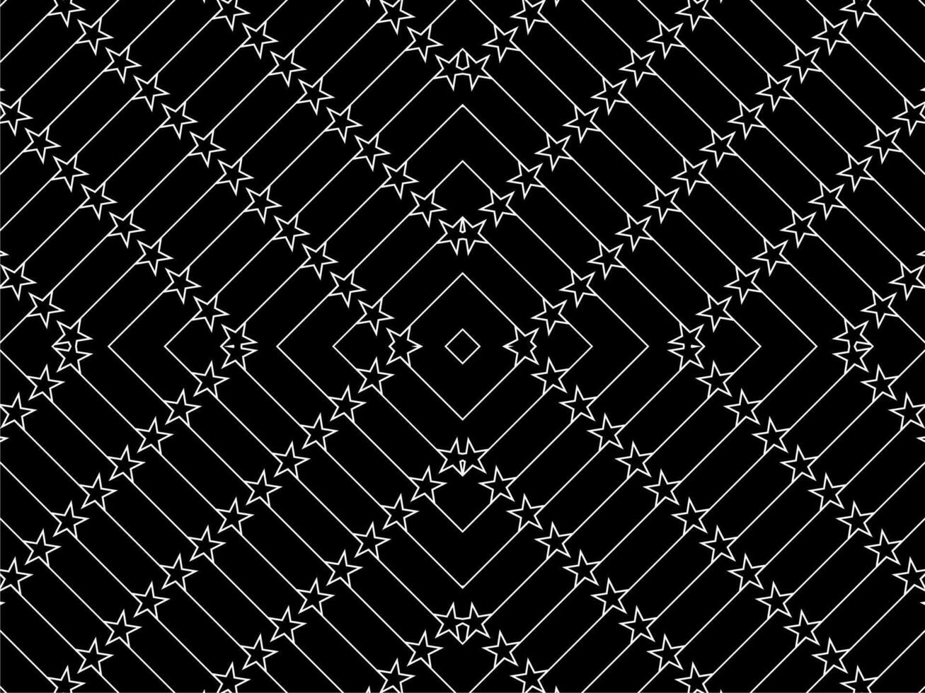 étoile sur le lignes motifs modèle. pouvez utilisation pour moderne décoration, orné, fond d'écran, couverture, emballage, tapis modèle, tuile, mode, textile, ou graphique conception élément. vecteur illustration