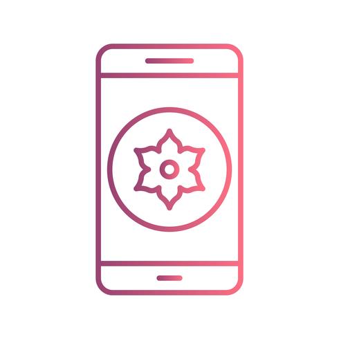 Galerie Mobile Application Vector Icon