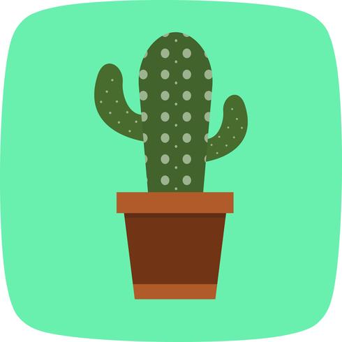 Icône de vecteur de cactus