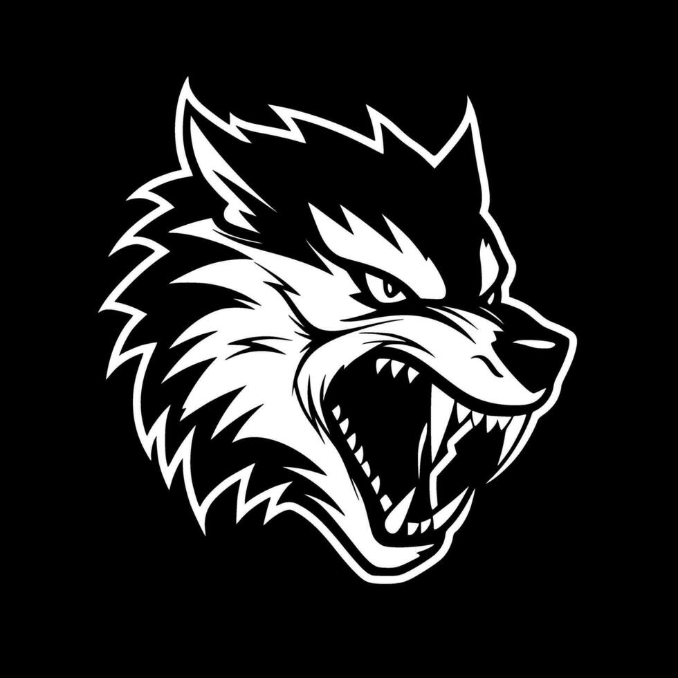 Loup - haute qualité vecteur logo - vecteur illustration idéal pour T-shirt graphique