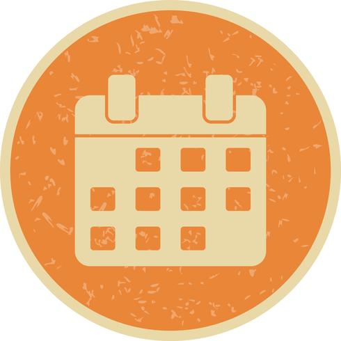 Icône de calendrier de vecteur