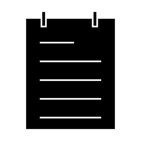 Notepad Vector Icon