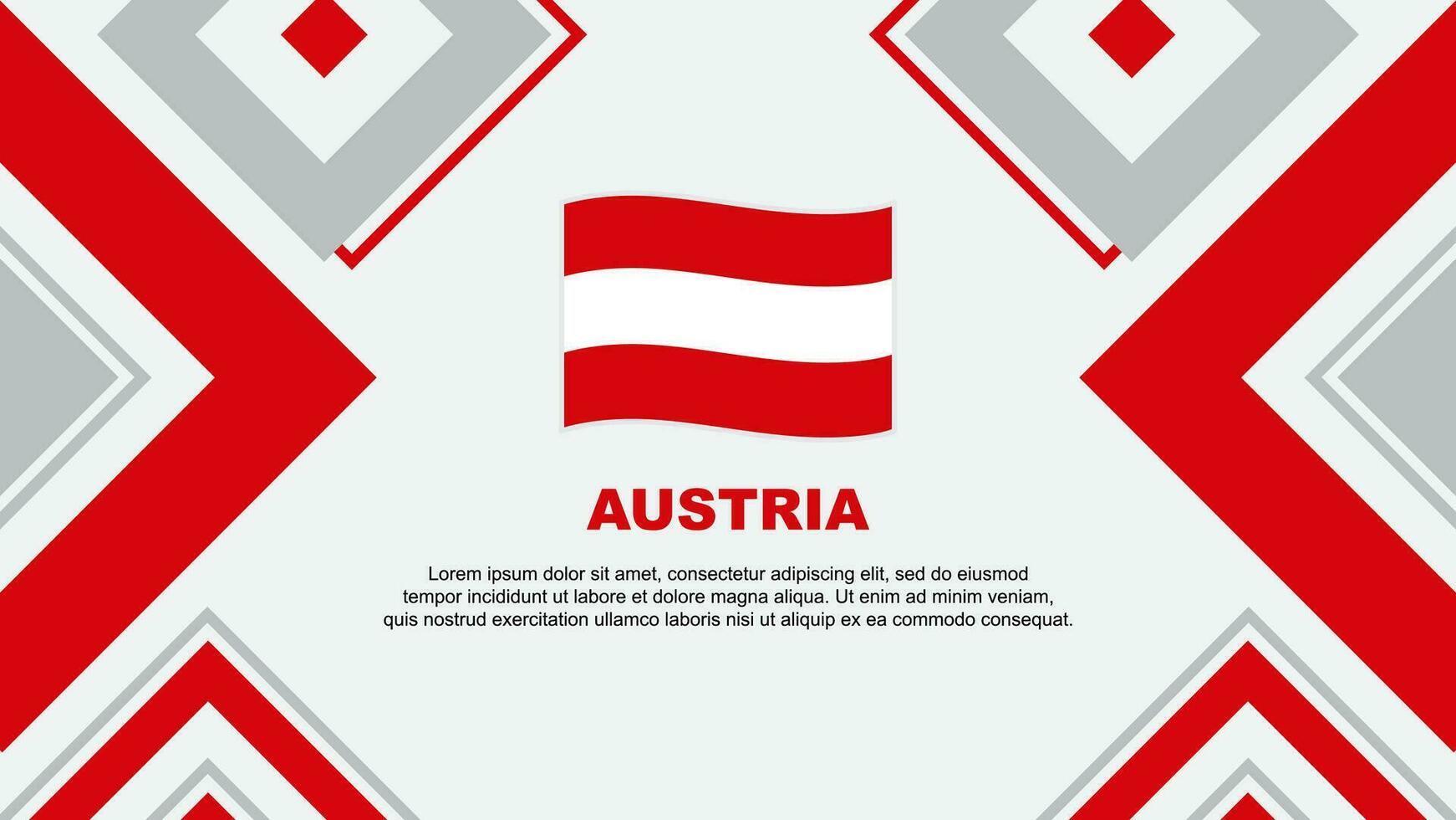 L'Autriche drapeau abstrait Contexte conception modèle. L'Autriche indépendance journée bannière fond d'écran vecteur illustration. L'Autriche indépendance journée