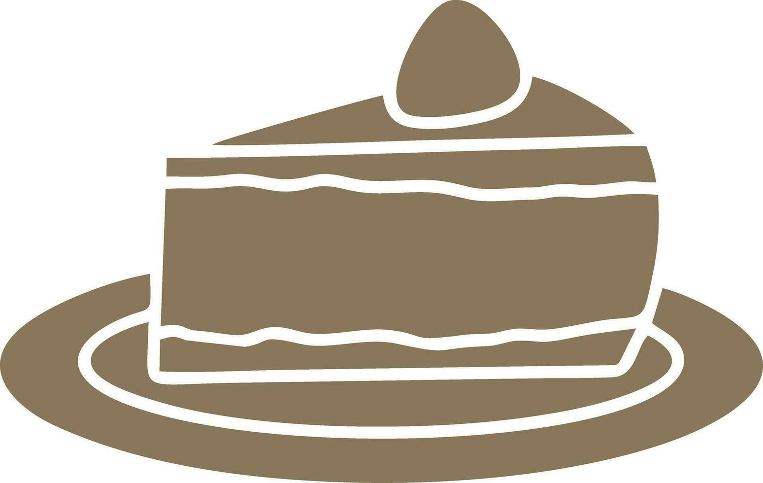 logo gâteau icône nourriture vecteur