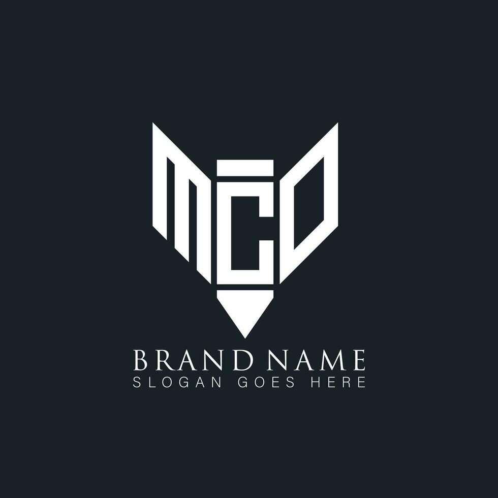 mco abstrait lettre logo. mco Créatif monogramme initiales lettre logo concept. mco unique moderne plat abstrait vecteur lettre logo conception.