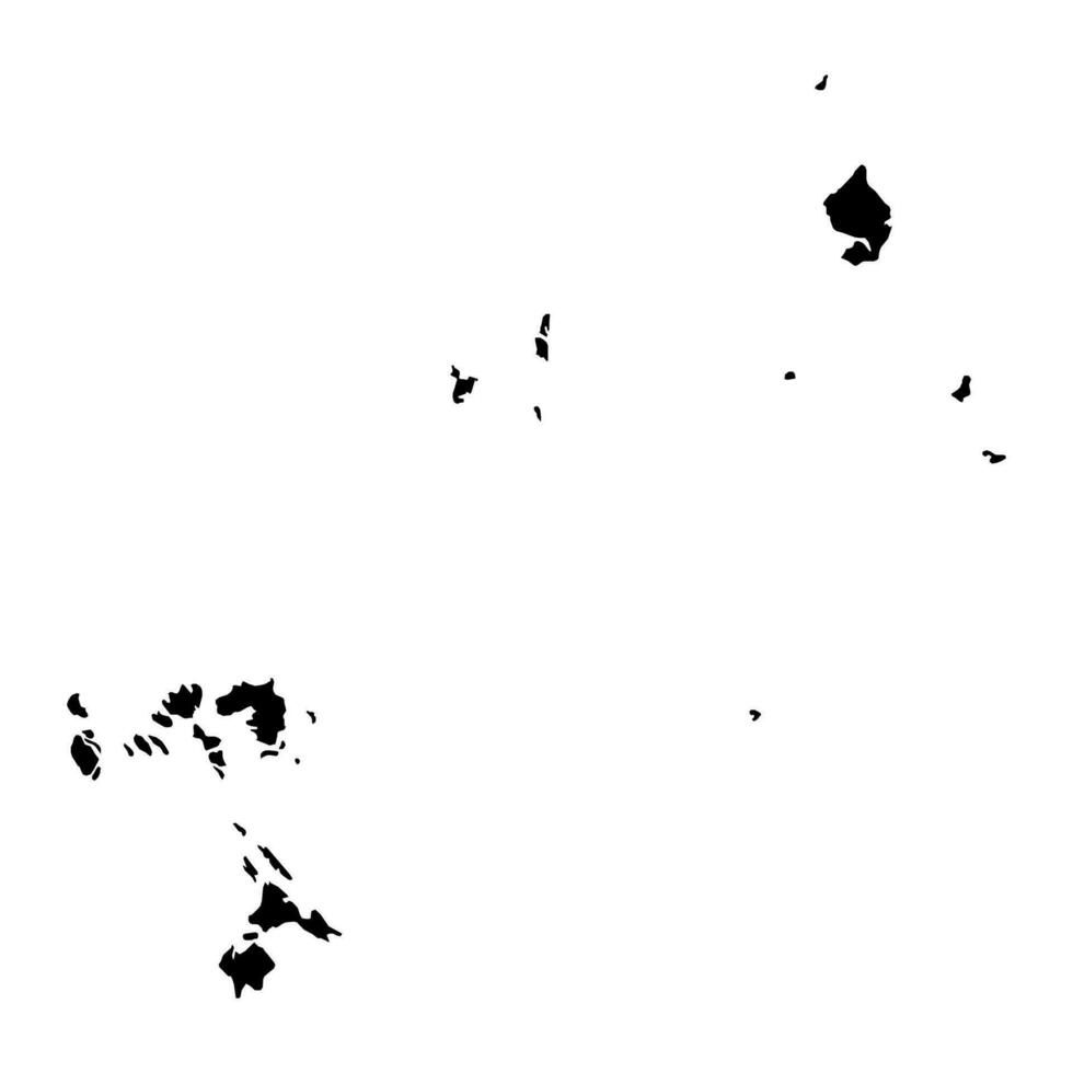 riau îles Province carte, administratif division de Indonésie. vecteur illustration.