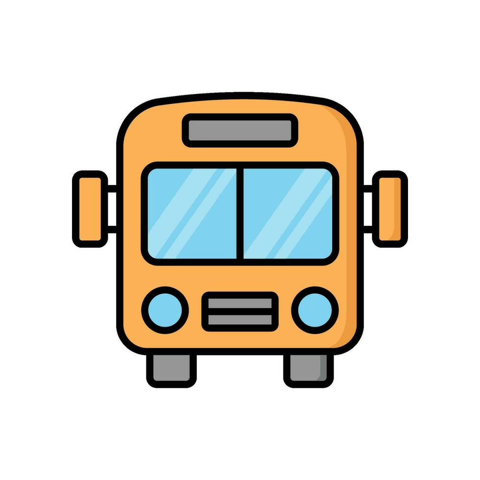 autobus icône vecteur conception modèle Facile et moderne