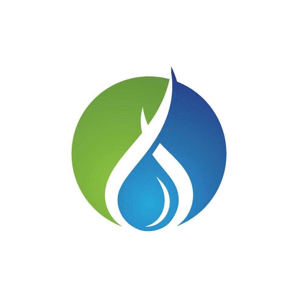 modèle de logo de goutte d'eau vecteur