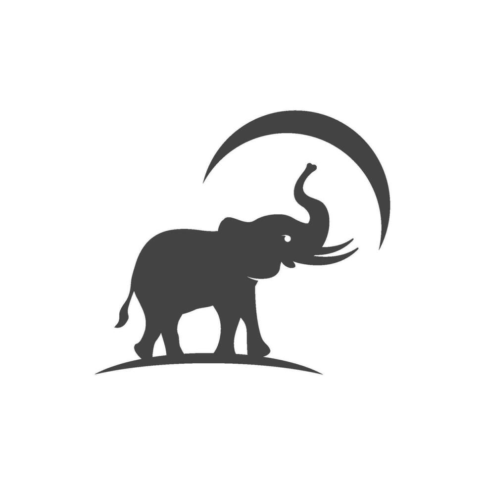 l'éléphant logo modèle icône vecteur