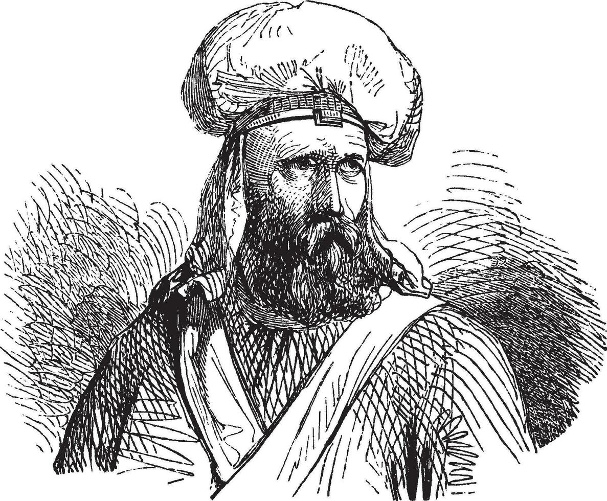 turban, ancien illustration vecteur
