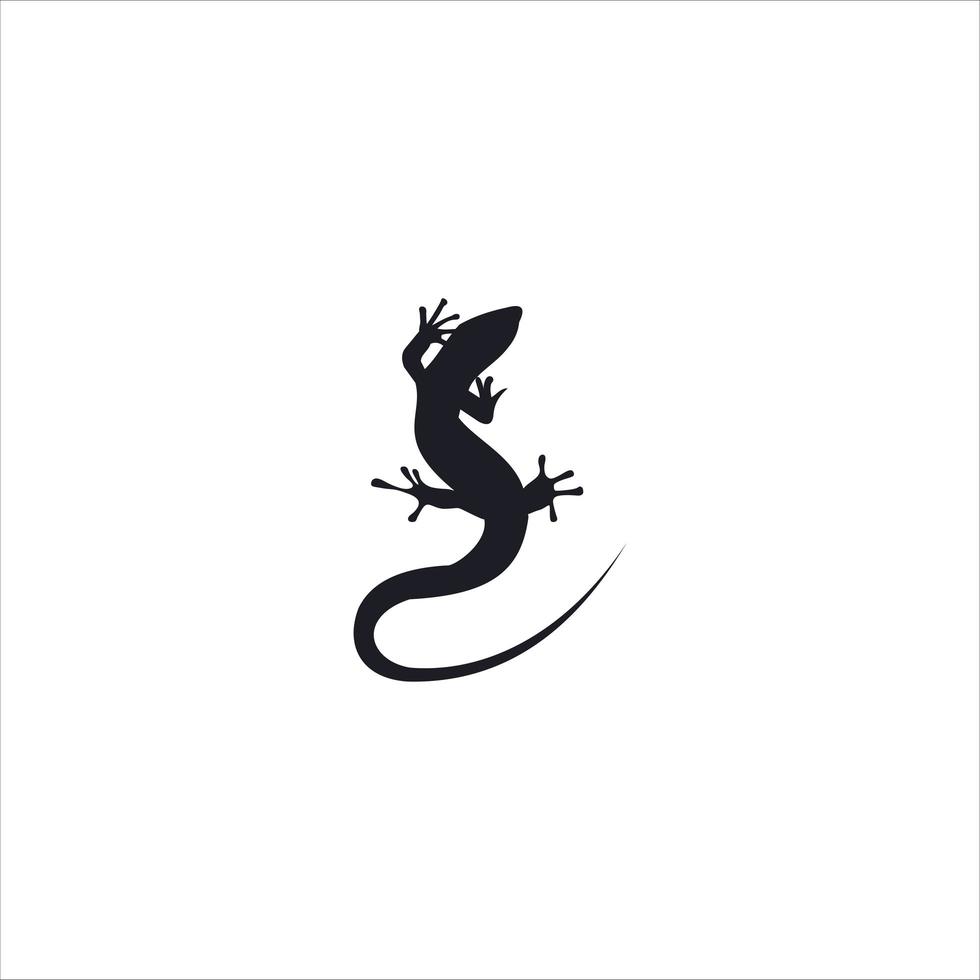 lézard logo template design icône vecteur illustration