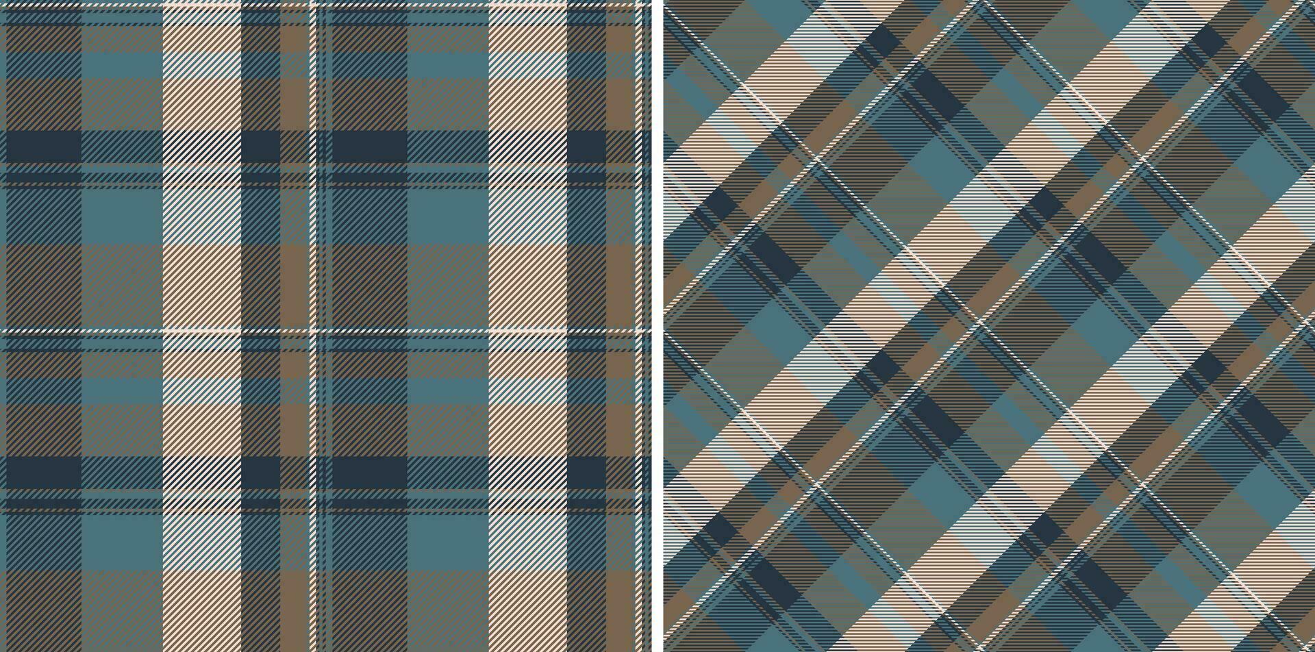 texture sans couture modèle de vérifier vecteur Contexte avec une textile tartan plaid tissu.