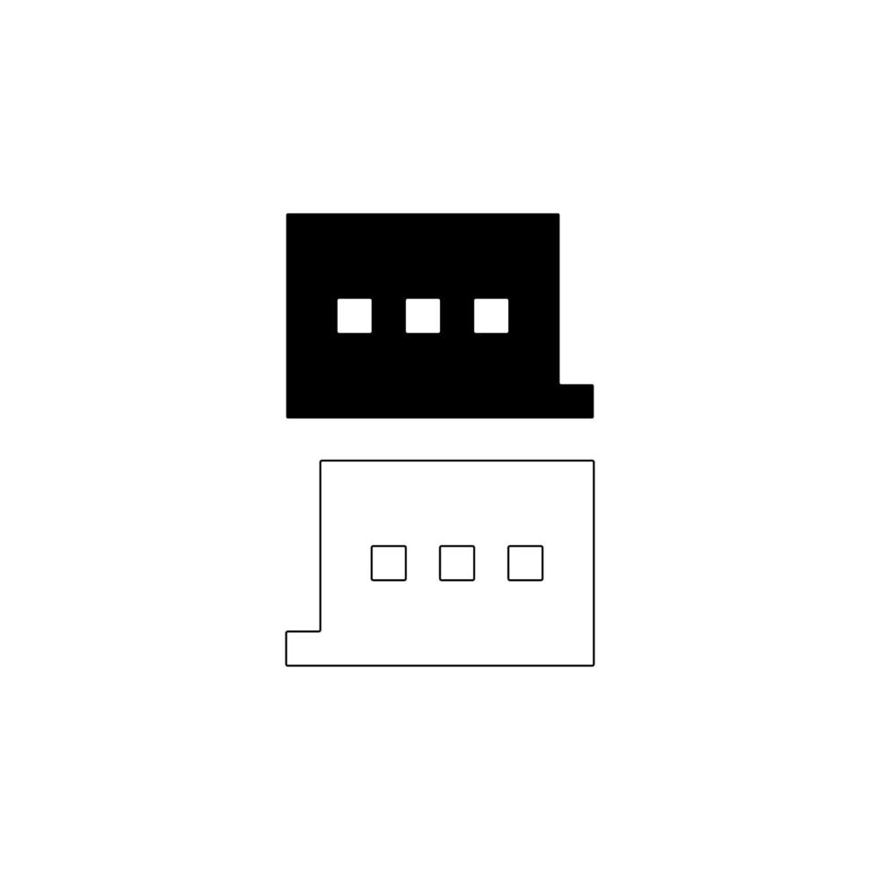 commentaire de l'icône. conception de vecteur d'icône de forme minimaliste et unique