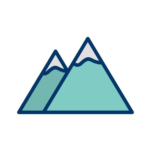 Montagnes Vector Icon