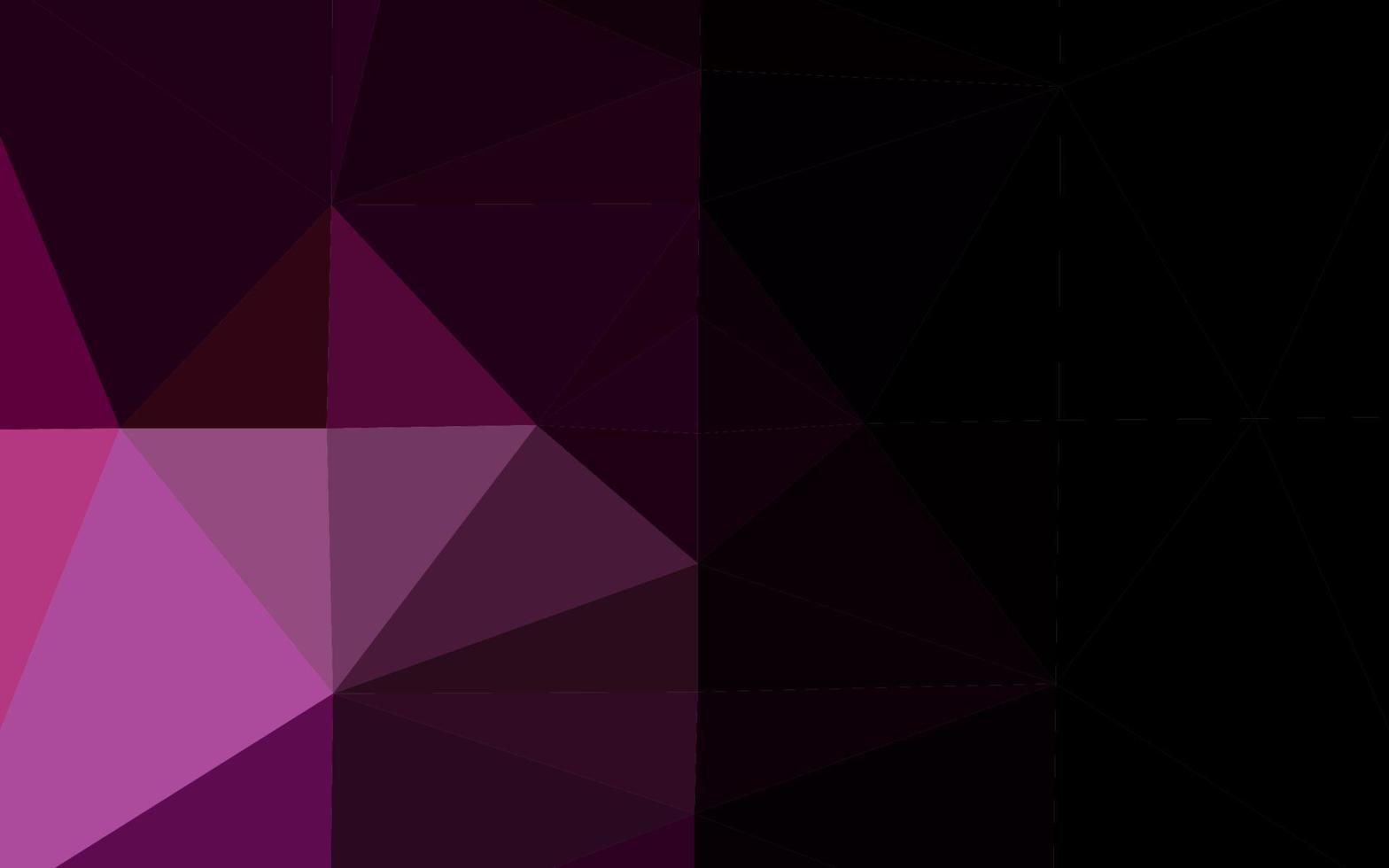 couverture polygonale abstraite de vecteur violet foncé.