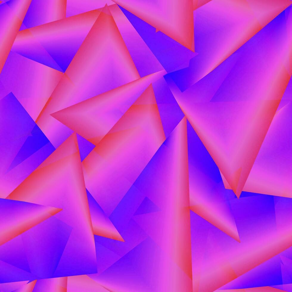 dynamique abstrait sans couture modèle de géométrique Triangles. vecteur