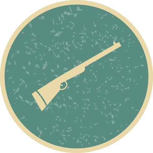 icône de vecteur de fusil de chasse