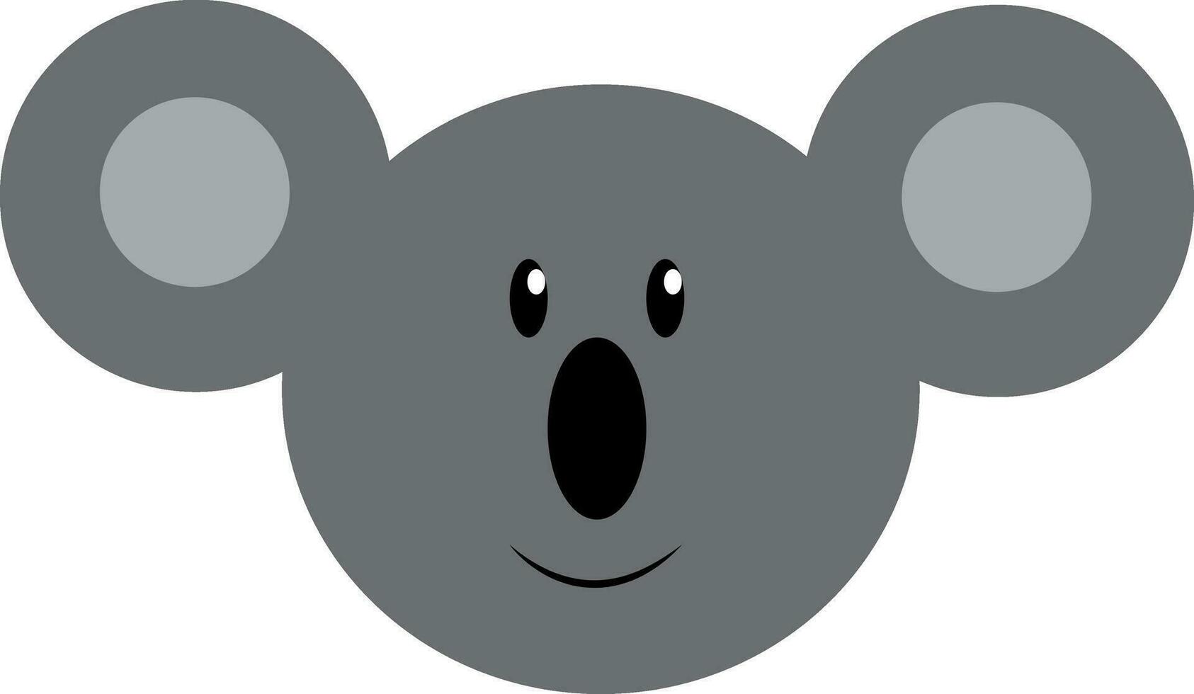 visage de une bébé koala vecteur ou Couleur illustration