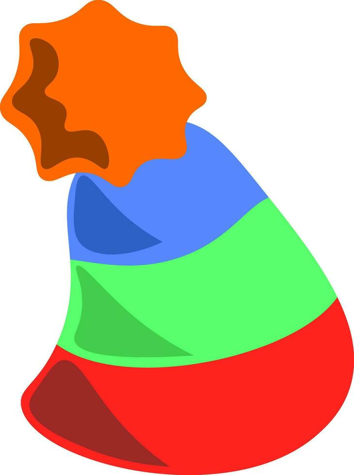 coloré hiver casquette avec pom pom vecteur ou Couleur illustration