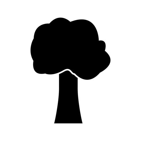 Icône de vecteur d&#39;arbre