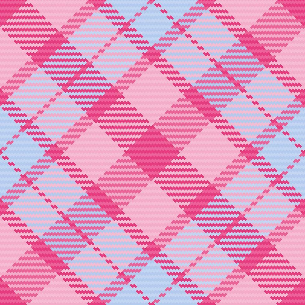 vérifier tartan modèle de textile plaid texture avec une vecteur sans couture en tissu Contexte.