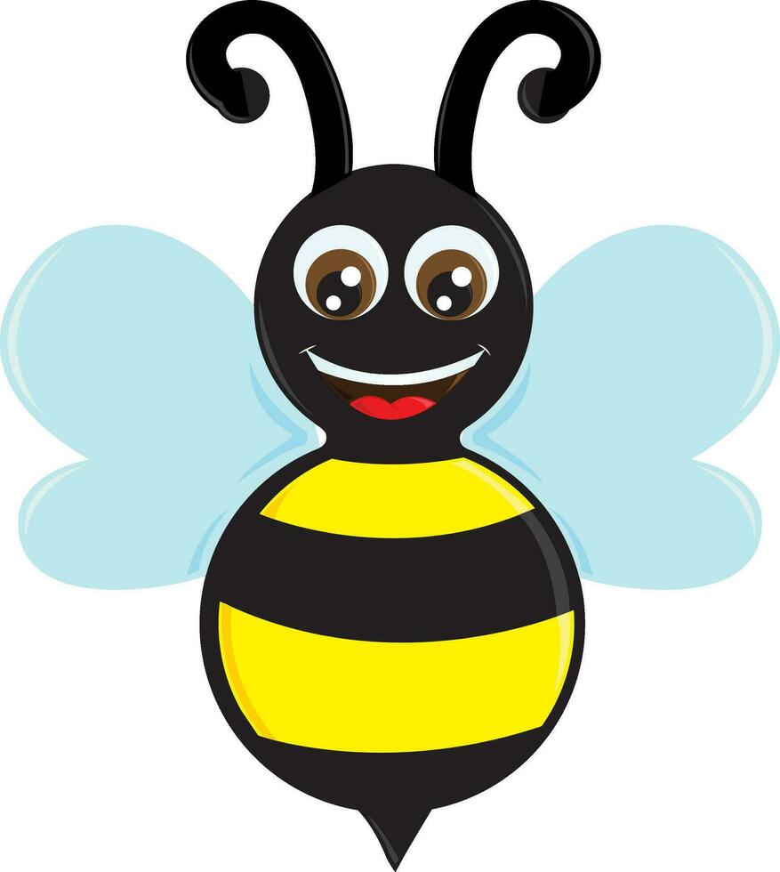le content abeille vecteur ou Couleur illustration